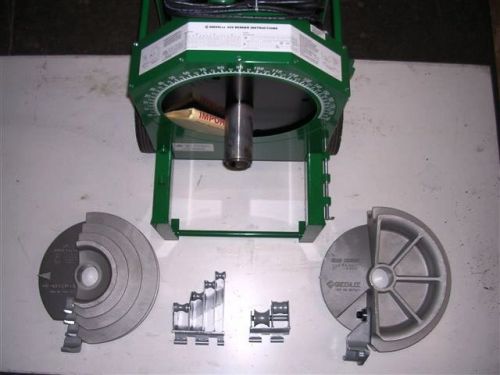 NEW! Greenlee 555 Conduit Pipe Bender 2 Shoes 2 Rollers 1/2 TO 2&#034; RIDGID