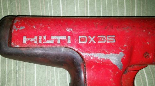 USED Hilti Model DX35 Power Actuated Concrete Tool Gun  WORKS DX 35