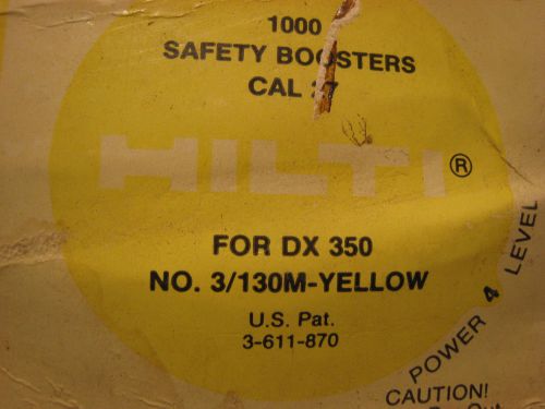 DX-350 Hilti Yellow #4 Shots Loads -30 Strips of 10 = 300 27 Cal.  6.8/11M