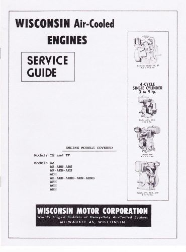 Wisconsin Air-Cooled Engines Service Guide