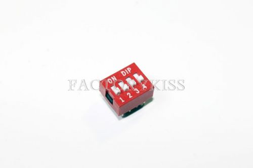 50 Pcs 4 Position DIP Switch Coding Switch 2.54mm Dial Switch MUK