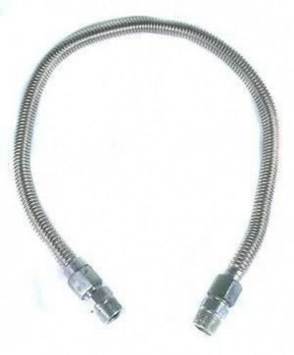 Gas hose dormont corrugated stainless steel 1/2&#034; id x 48&#034; 30-3132-48 1650nfs-48 for sale