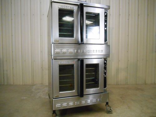 Blodgett dfg-100 2-speed dual flow double gas convection oven for sale