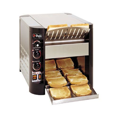 Apw xtrm-3h toaster, conveyor, electric, 800 slices per hour, bread, bun, bagel, for sale