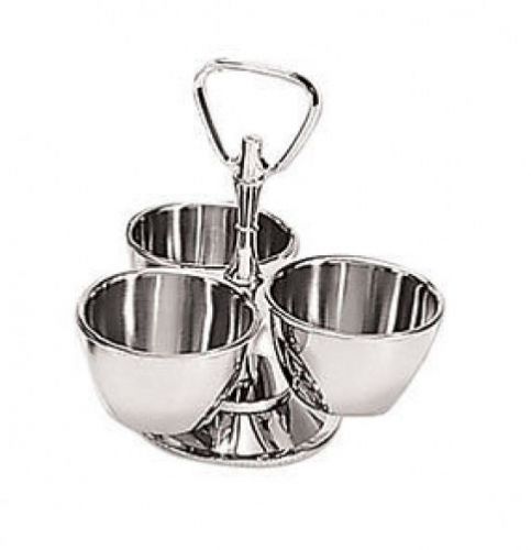 Stainless steel revolving server 3-bowl 10 oz bowls adcraft mls-3 for sale