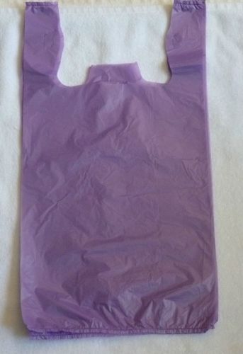 T Shirt Purple Plastic  Bags  100 QTY