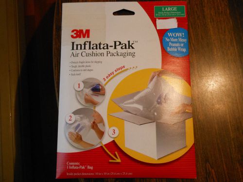 3M INFLATA-PAK AIR CUSHION PACKAGING FOR FRAGILE ITEMS  LARGE   REUSABLE  NIP