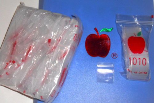 apple brand baggies zippitz bags 1&#034;x1&#034; 1010 size clear 1000ct  Sickest Price