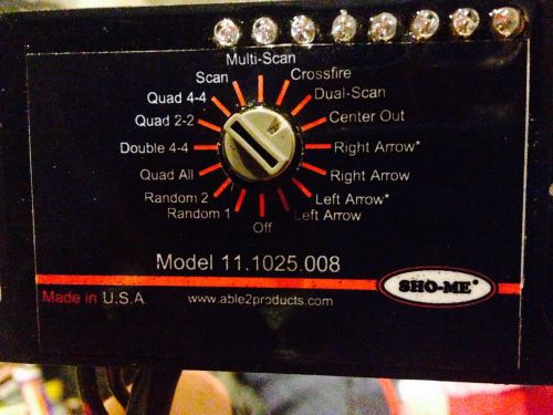 Federal signal cuda trioptic led signalmaster with controller for sale