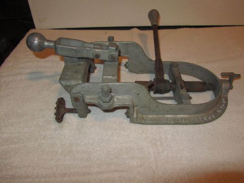 Vintage headrilll railroad rail clamp drill  #2599696 for sale