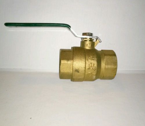 Hammond 1 1/4&#034; brass ball valve 600wog/150swp 8901 g, lp, 02-06 new surplus for sale