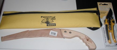 Brand New Fanno Saw Works Fi-1311 Tree Hand Saw &amp; FI-8PR Pruning Shears $55+ ARV