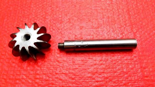 HKS Convex Radius Cutters with Arbor 3/8&#034;-24 at the end of the threade