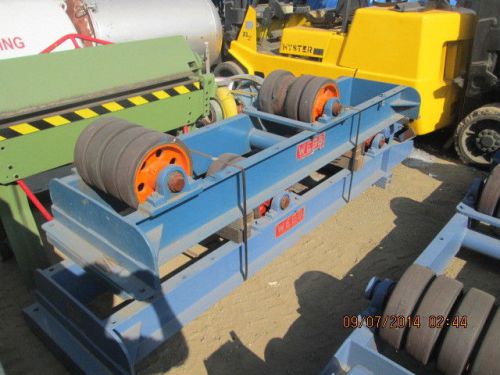 WEBB MODEL T30-16 POWER PORTABLE TURNING ROLLS WITH IDLER 10,000 LBS.