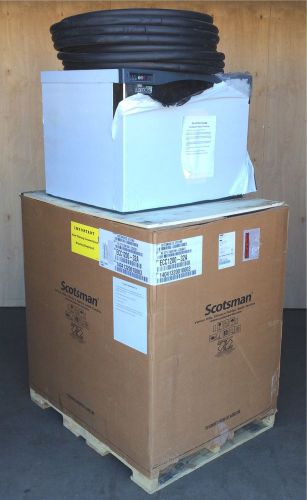 New scotsman 1400lb remote ice maker machine with air cooled remote condenser for sale