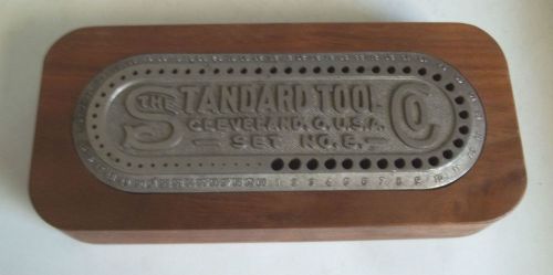 Vintage Standard Tool (Cleveland) No. 8 Wood/Steel Drill Index 1-60