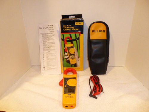Fluke 335 true rms clamp multi meter with leads and case