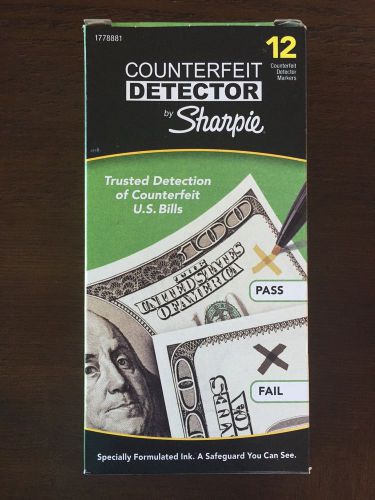 Sharpie Counterfeit Detector Markers, 12-Count
