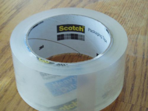 Scotch 3M Packaging Tape Heavy Duty Stronger than acrylic tapes Clear SALE