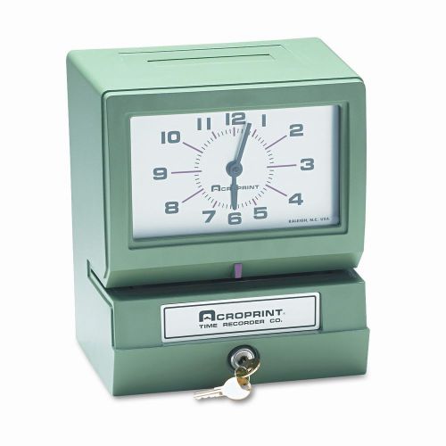 Model 150 analog automatic print time clock with day/1-12 hours/minutes for sale
