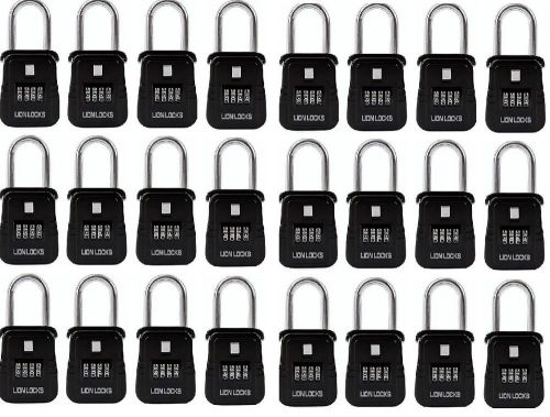 Pack of 24 lockboxes realtor key storage lock box real estate 4 digit lockbox
