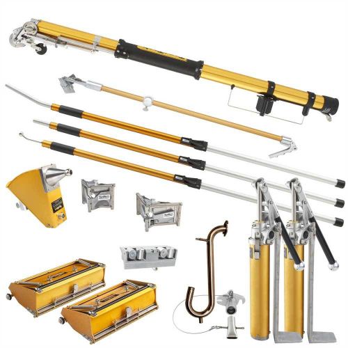 Tapetech standard full drywall tool set with 2 pumps ttsfs2 for sale