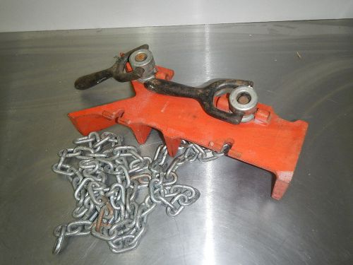 Ridgid 463  2-1/2 to 8 in cast iron pipe welding elbow chain vise  40230 for sale