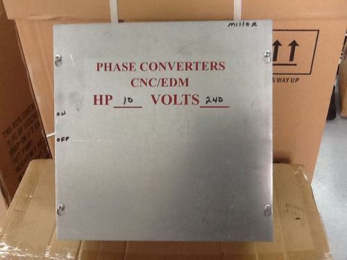 Single phase 3 phase rotary phase converter panel 10hp
