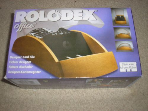 New Rolodex Office Designer Card File 2 5/8 inches x 4 inches