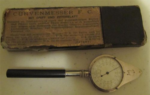 CURVENMESSER F.C. CIRCUMFERENCE MEASURING TOOL IN ORIGINAL BOX MADE IN GERMANY