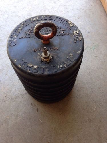 Cherne 8&#034; test ball / plug muni sewer utility water for sale