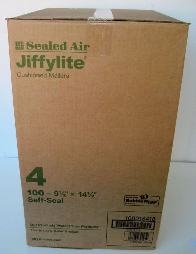 Sealed Air Size 4 Jiffylite Cushioned Mailer 9.5&#034;x14.5&#034; 100/case 39095 self seal