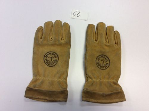 SHELBY FIREWALL FIREFIGHTER GLOVES, USED SZ LARGE (PS3_66)