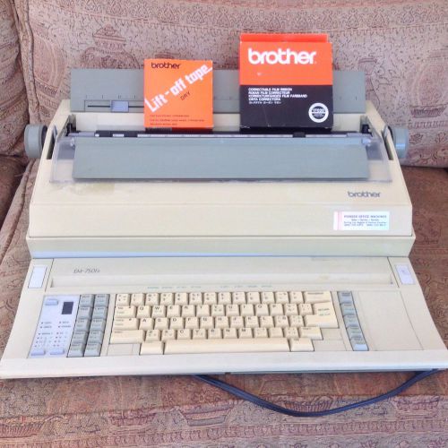 Brother EM-750fx business typwriter &amp; Correctable Film Ribbon Still In Box