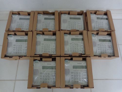 10 x Brand New White Panasonic KX-UT123X SIP VOIP OfficeTelephones ( Bulk Sale )