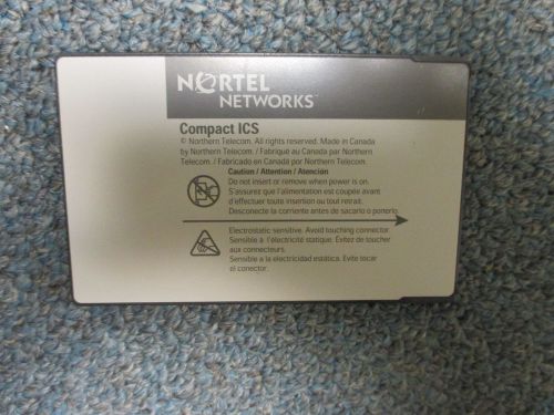 Nortel Norstar CICS Compact ICS NT7B64CP 4.0 V5.04 Standard Software W/ IRAD