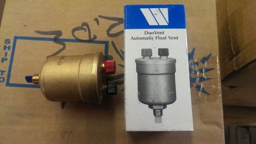 Watts 590719 brass 1/8&#034; duovent automatic float air vent new!! for sale