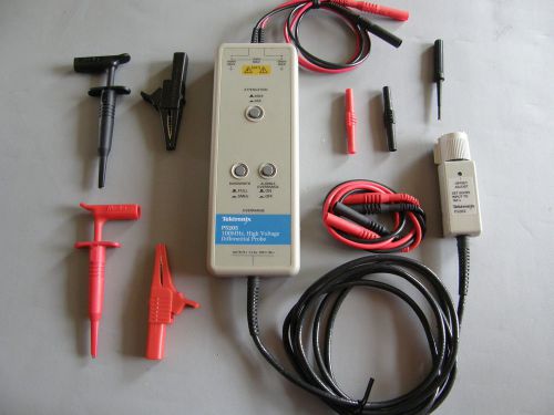 Tektronix P5205 High Voltage Differential Probe tested (With accessories)