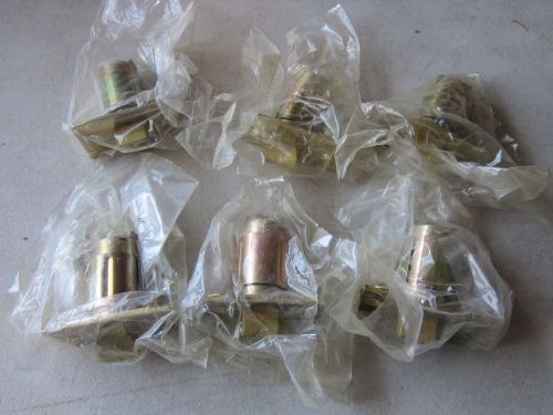 Lot / 6 Schlage 11-116 Replacement Spring Latches 2-3/4&#034; Brass NOS