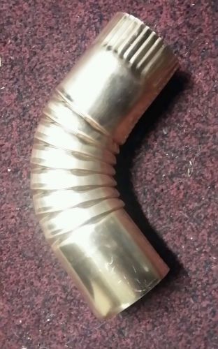 Round Corrugated 3 inch copper gutter elbow