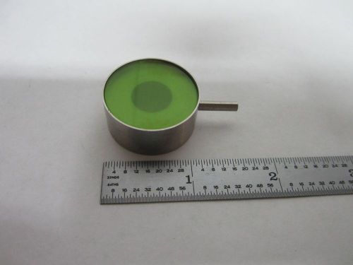 MICROSCOPE PART  GREEN FILTER UNKNOWN APPLICATION OPTICS AS IS BIN#R8-42
