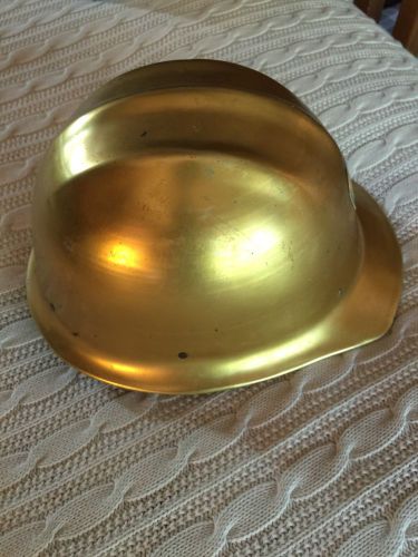 GOLD ANODIZED 502 E. D. Bullard Vintage Aluminum Hard Boiled Hard hat   &#039;