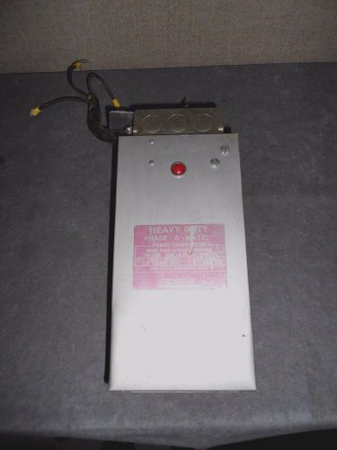 Heavy Duty Phase - A - Matic Model PAM-1200HD Phase Converter