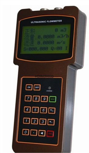 Tuf-2000h-tm1 handheld ultrasonic flowmeter flow meter w/ts-2,tl-1 transducers for sale