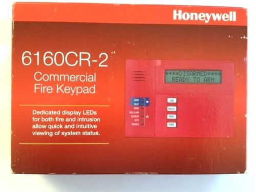 Honeywell Ademco 6160CR-2 Red Commercial Fire keypad