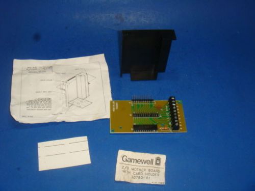 NEW GAMEWELL Z/D MOTHER BOARD WITH CARD HOLDER 30760-01, NEW IN FACTORY PACKAGE