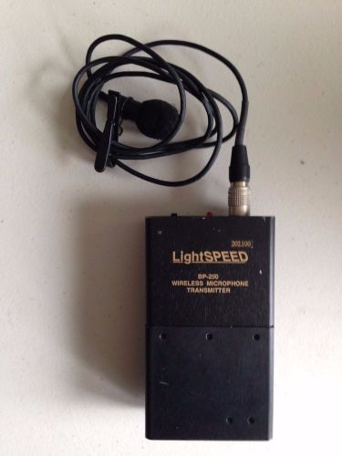 Lightspeed Wireless Microphone Transmitter BP-250 196.0275 MHZ - USED