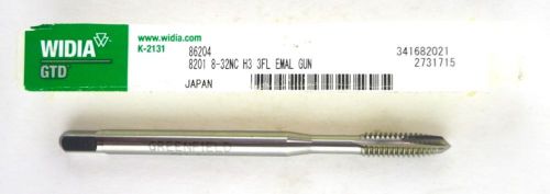 WIDIA GTD 86204 8-32 UNC H3 3 Flute HSS-E EM-AL Spiral Point Gun Tap A11