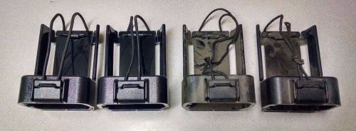Lot of 4 Motorola Radius P110 Portable Radio Belt Carrying Case Plastic Holder-
							
							show original title