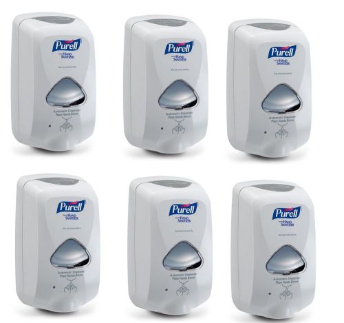 Lot of 6 - PURELL 2720-01 TFX, Touch Free Hand Sanitizer Dispenser, Dove Gray